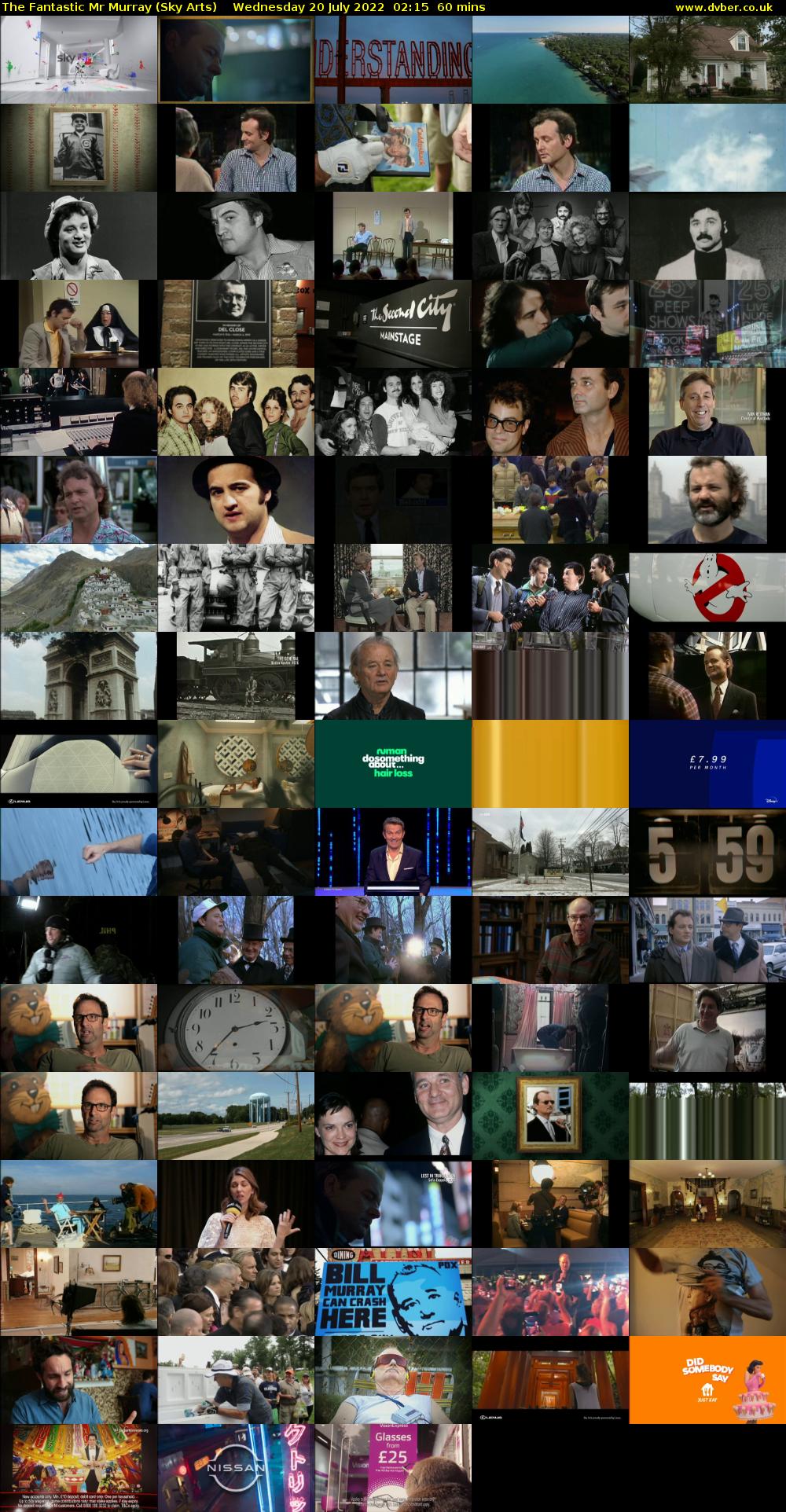 The Fantastic Mr Murray (Sky Arts) Wednesday 20 July 2022 02:15 - 03:15