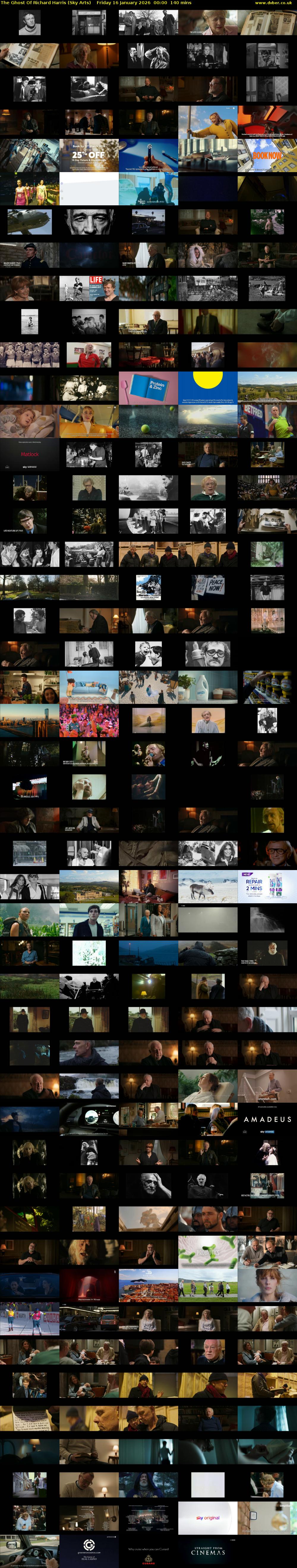 The Ghost Of Richard Harris (Sky Arts) Friday 16 January 2026 00:00 - 02:20