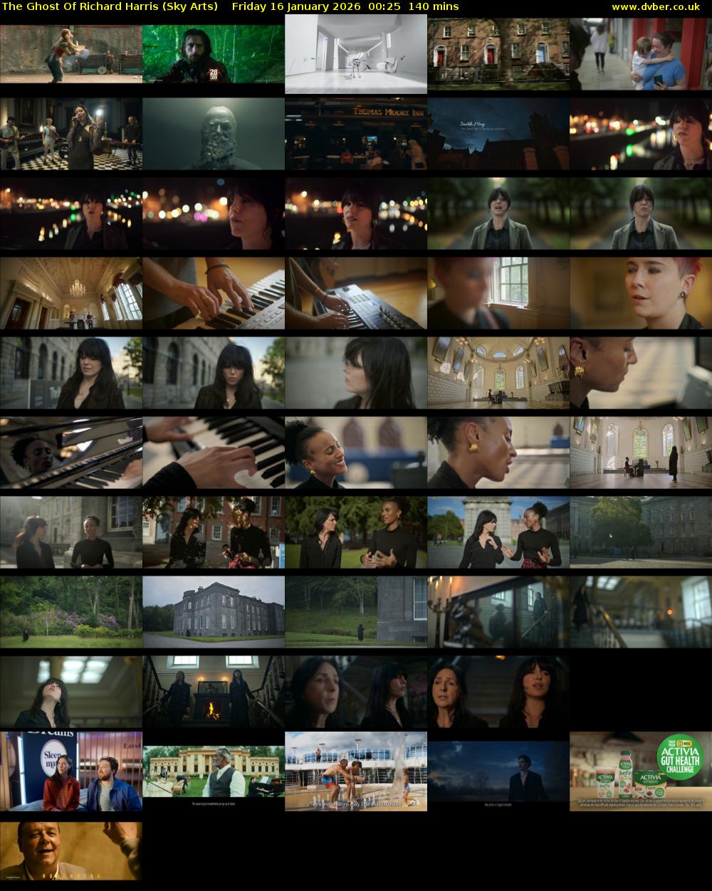 The Ghost Of Richard Harris (Sky Arts) Friday 16 January 2026 00:25 - 02:45