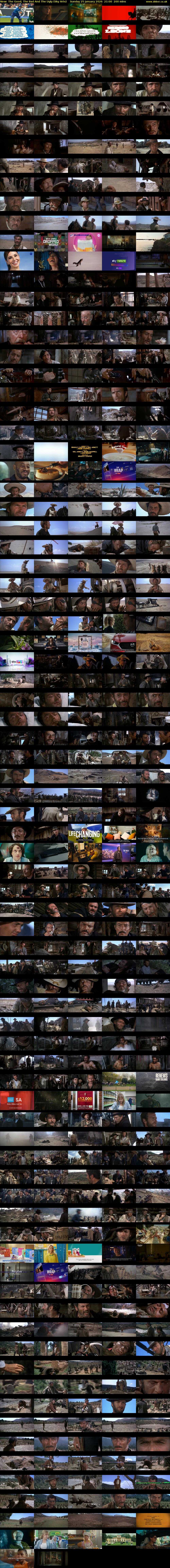 The Good, The Bad And The Ugly (Sky Arts) Sunday 25 January 2026 21:00 - 00:20