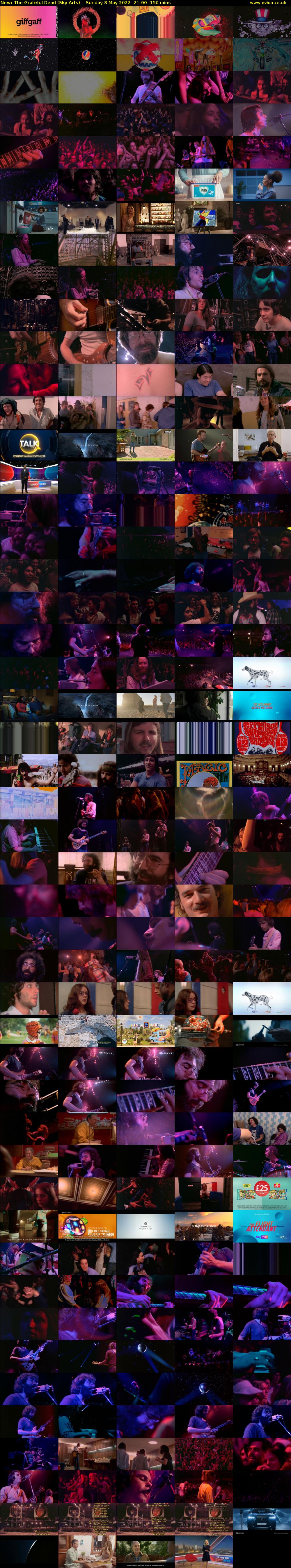 The Grateful Dead (Sky Arts) Sunday 8 May 2022 21:00 - 23:30