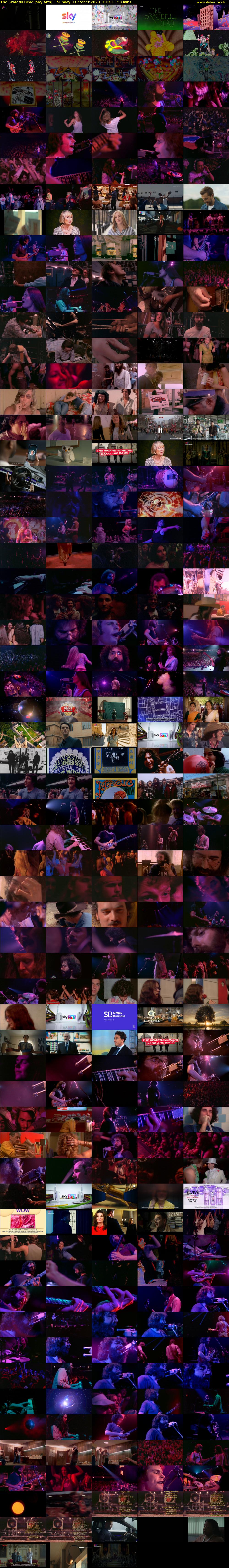 The Grateful Dead (Sky Arts) Sunday 8 October 2023 23:20 - 01:50