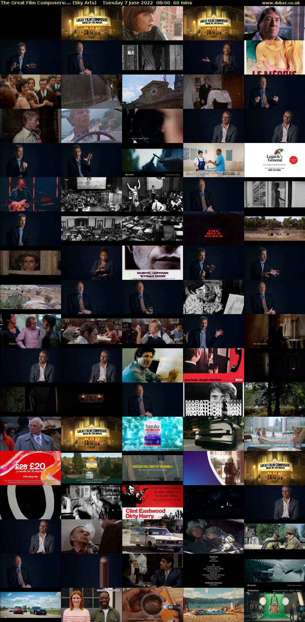 The Great Film Composers:... (Sky Arts) Tuesday 7 June 2022 08:00 - 09:00