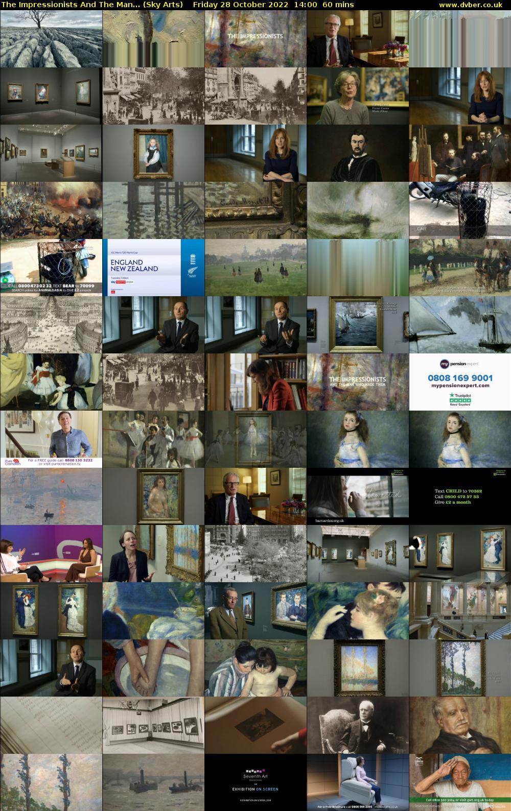 The Impressionists And The Man... (Sky Arts) Friday 28 October 2022 14:00 - 15:00