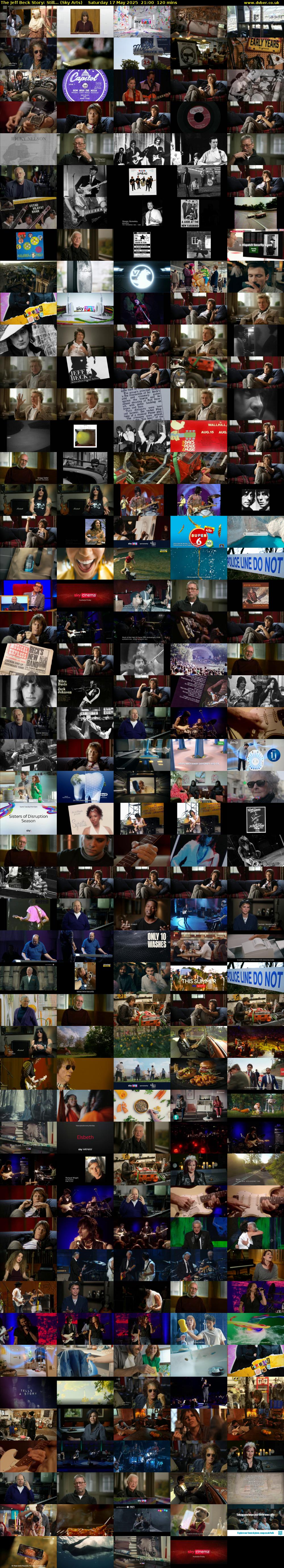 The Jeff Beck Story: Still... (Sky Arts) Saturday 17 May 2025 21:00 - 23:00