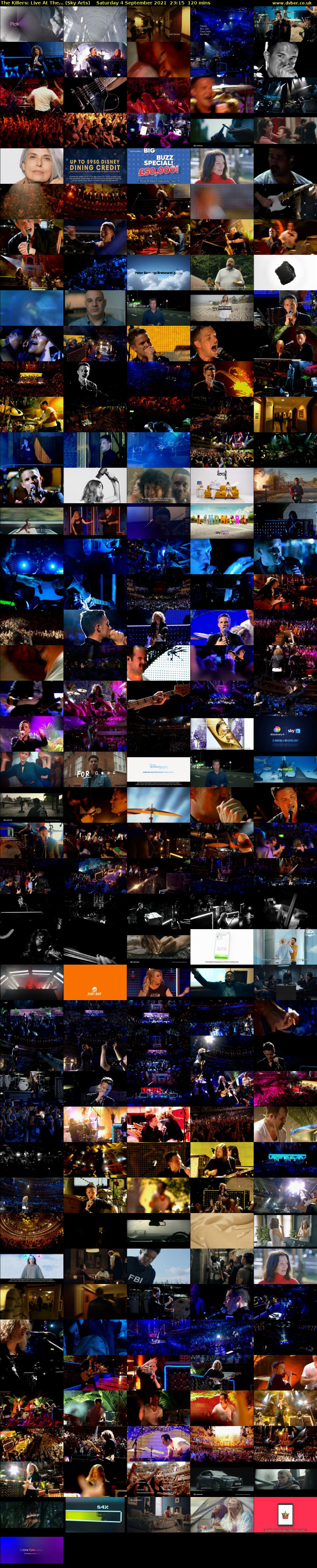 The Killers: Live At The... (Sky Arts) Sunday 5 September 2021 00:15 - 02:15