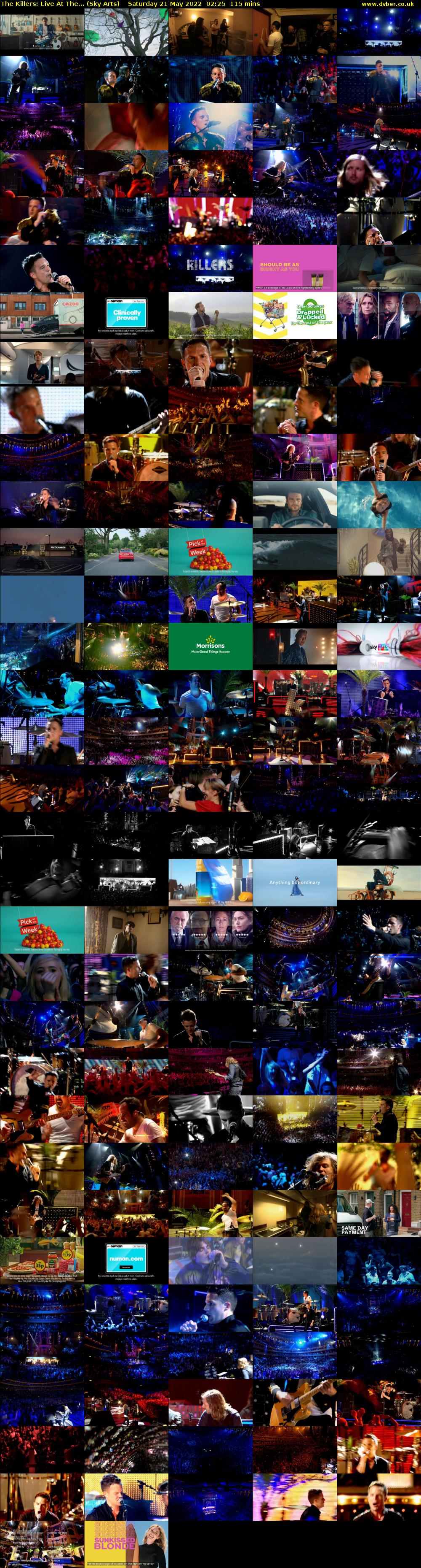 The Killers: Live At The... (Sky Arts) Saturday 21 May 2022 02:25 - 04:20