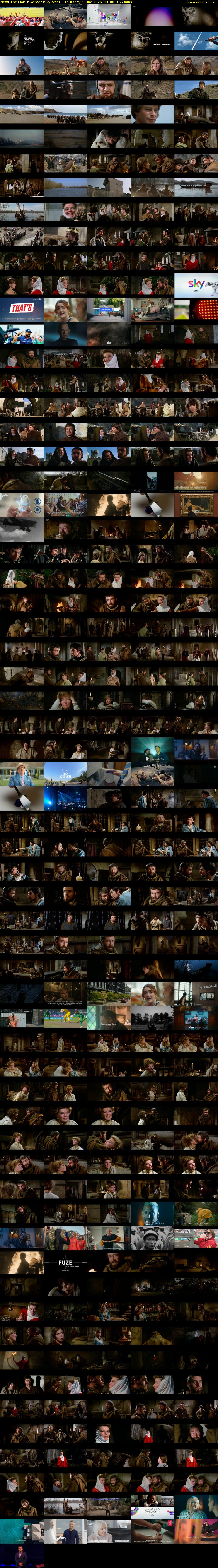 The Lion In Winter (Sky Arts) Thursday 4 June 2026 21:00 - 23:35