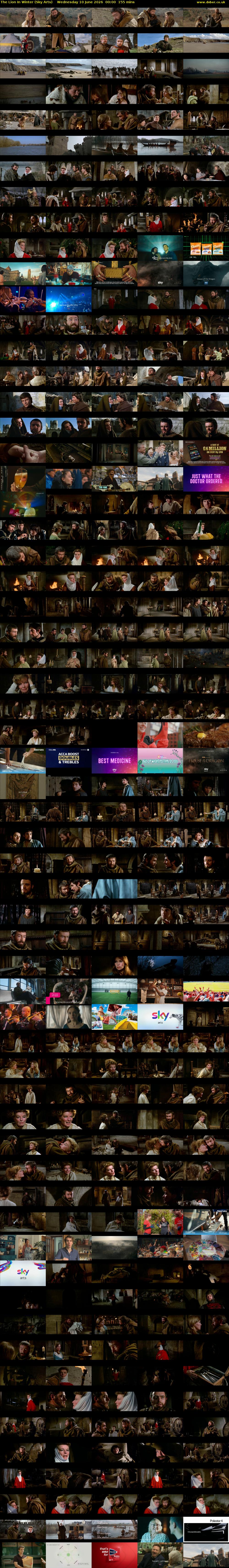 The Lion In Winter (Sky Arts) Wednesday 10 June 2026 00:00 - 02:35