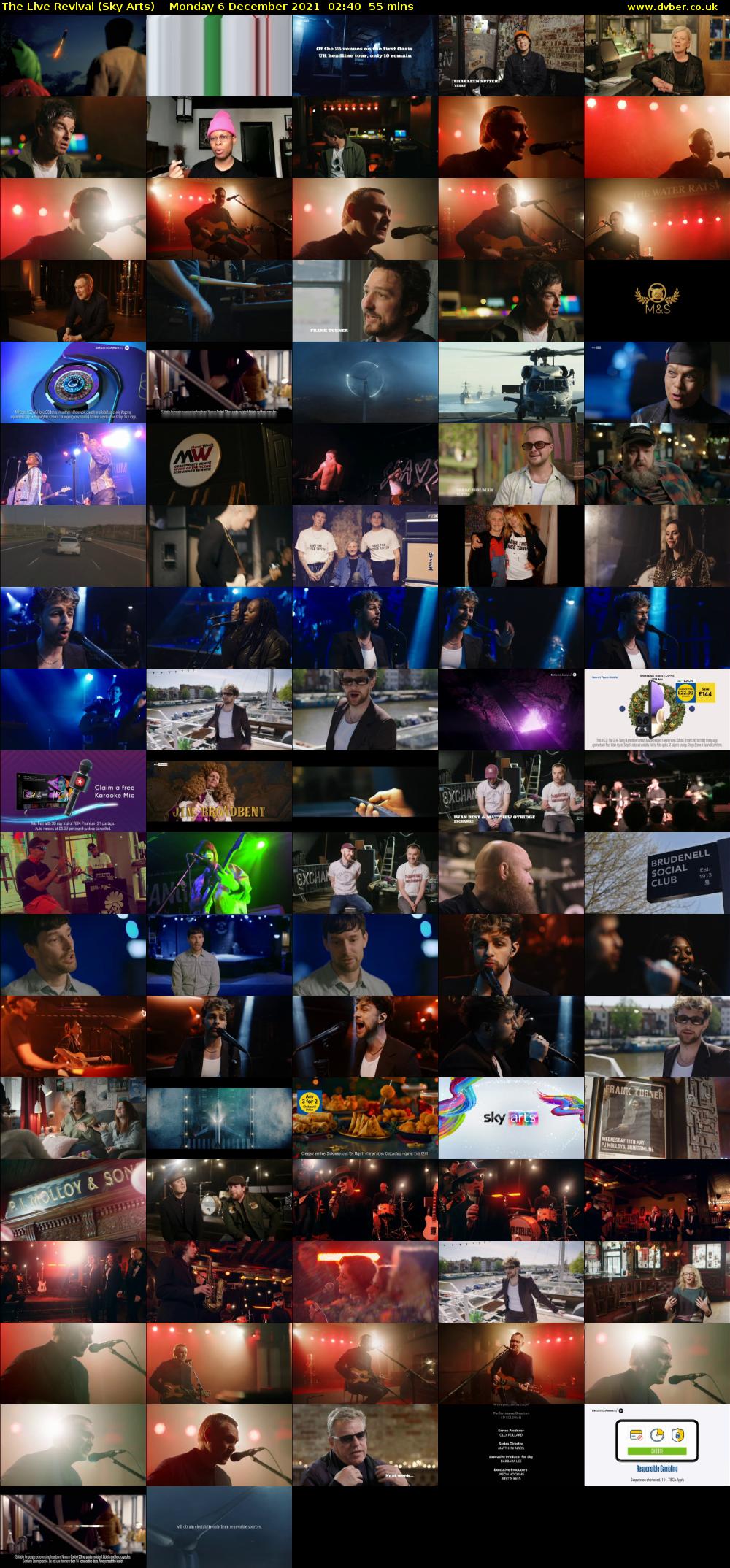 The Live Revival (Sky Arts) Monday 6 December 2021 02:40 - 03:35