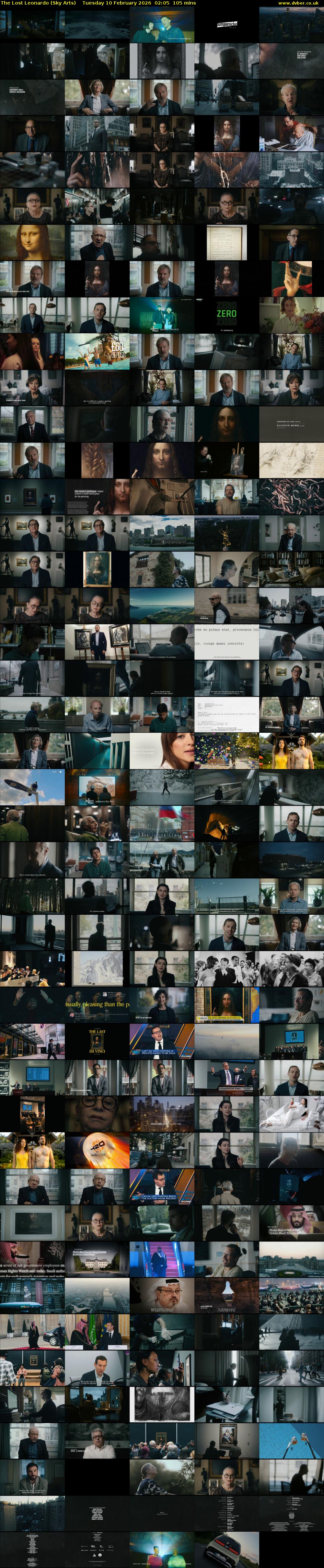 The Lost Leonardo (Sky Arts) Tuesday 10 February 2026 02:05 - 03:50