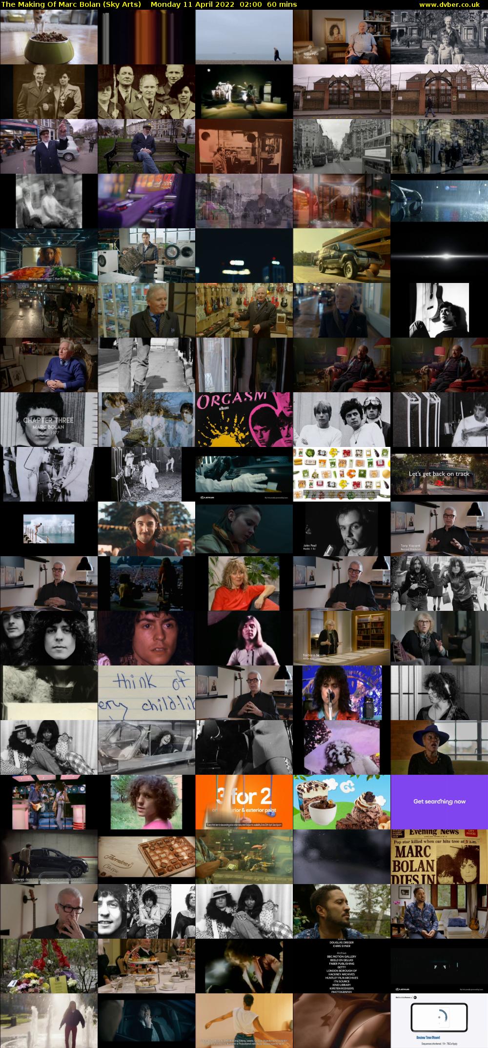 The Making Of Marc Bolan (Sky Arts) Monday 11 April 2022 02:00 - 03:00