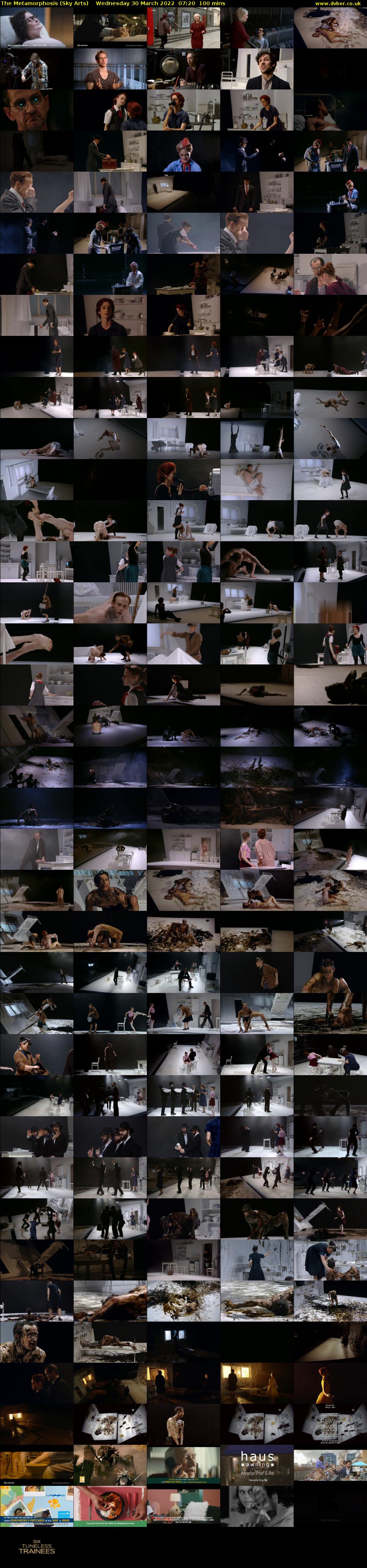 The Metamorphosis (Sky Arts) Wednesday 30 March 2022 07:20 - 09:00