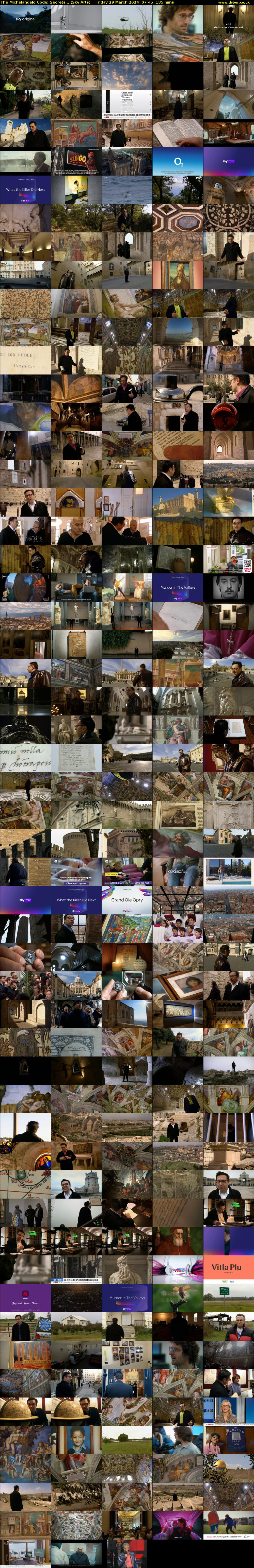 The Michelangelo Code: Secrets... (Sky Arts) Friday 29 March 2024 07:45 - 10:00