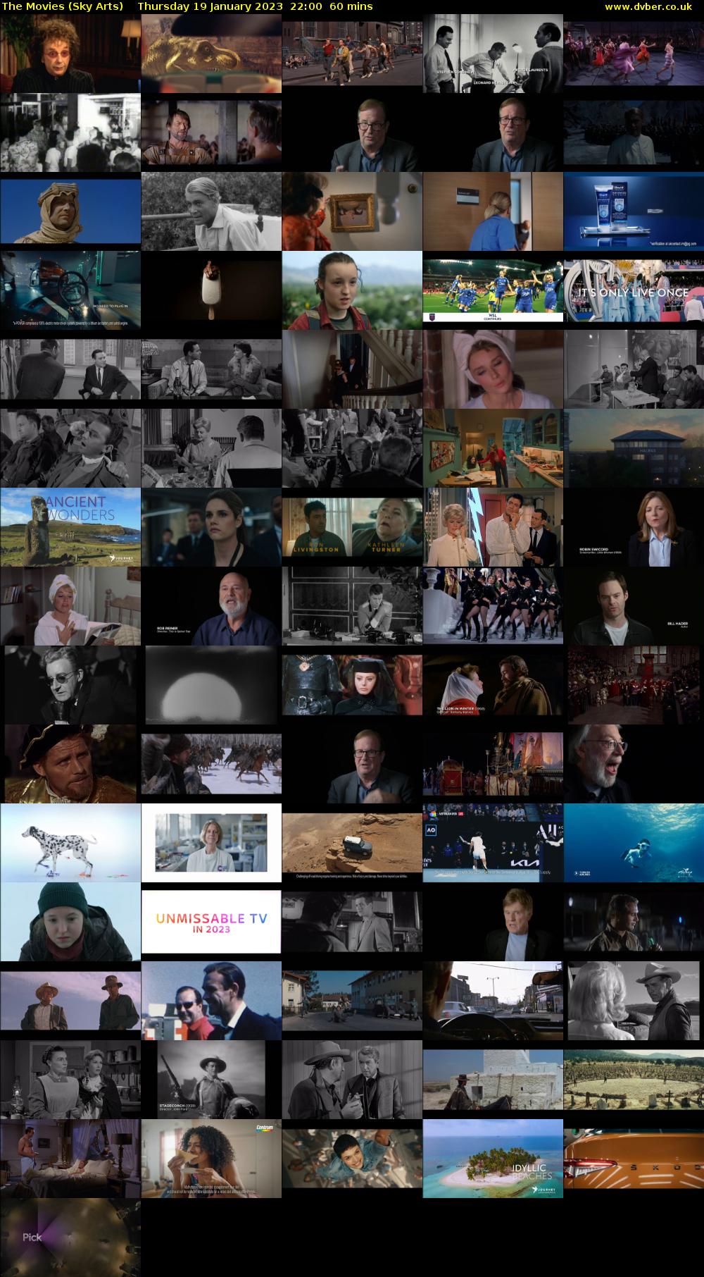 The Movies (Sky Arts) Thursday 19 January 2023 22:00 - 23:00