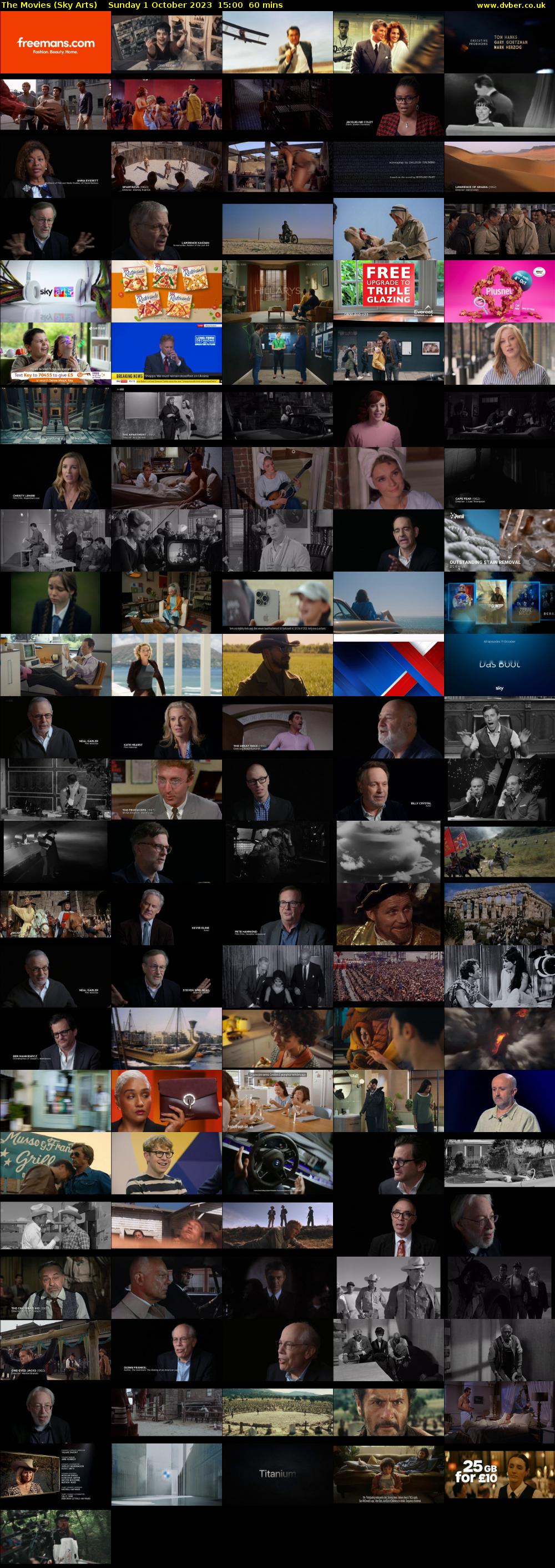 The Movies (Sky Arts) Sunday 1 October 2023 15:00 - 16:00