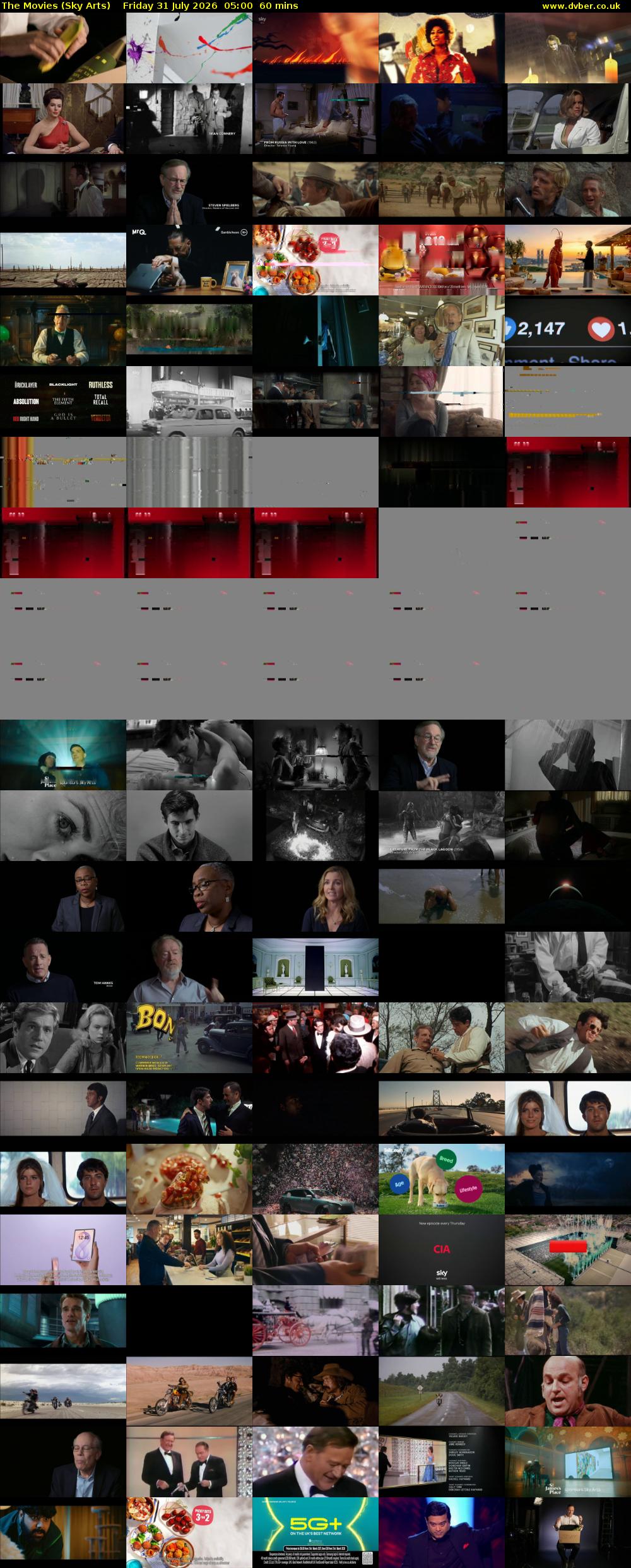 The Movies (Sky Arts) Friday 31 July 2026 05:00 - 06:00