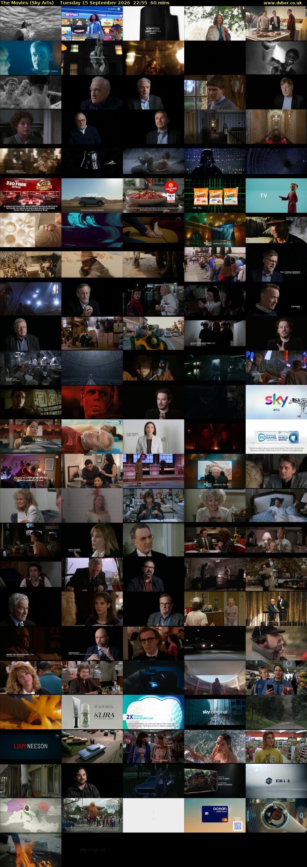 The Movies (Sky Arts) Tuesday 15 September 2026 22:55 - 23:55