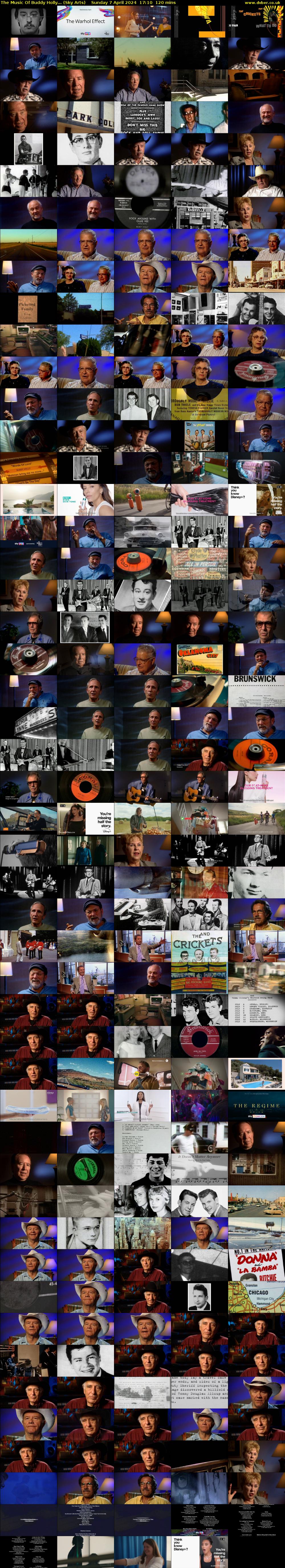 The Music Of Buddy Holly... (Sky Arts) Sunday 7 April 2024 17:10 - 19:10