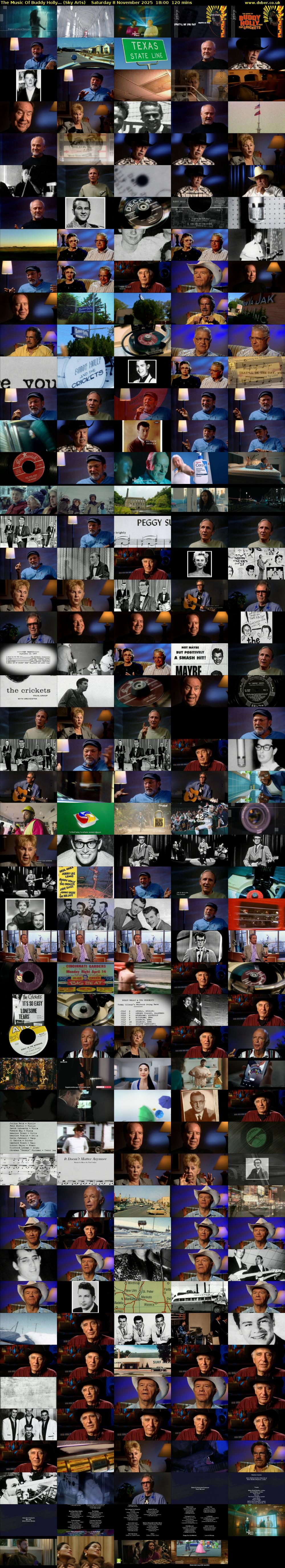 The Music Of Buddy Holly... (Sky Arts) Saturday 8 November 2025 18:00 - 20:00