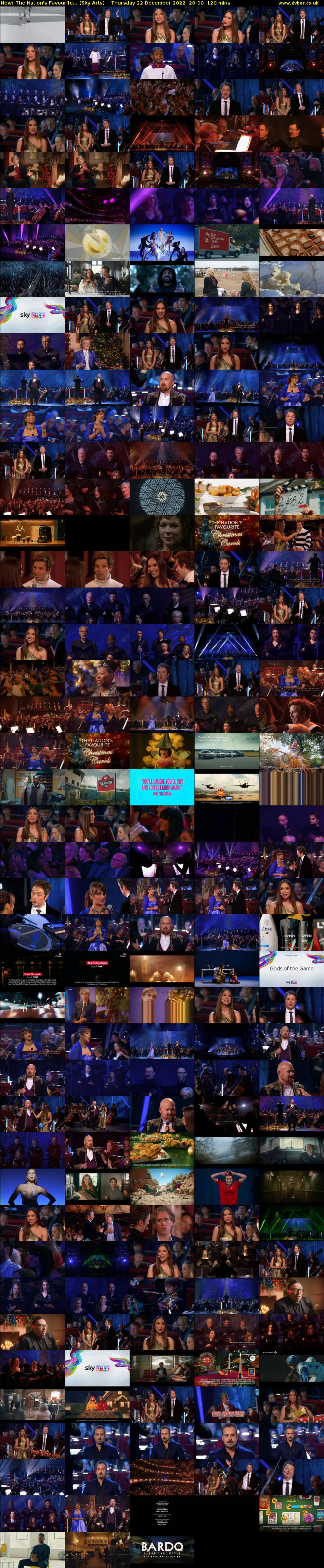 The Nation's Favourite... (Sky Arts) Thursday 22 December 2022 20:00 - 22:00