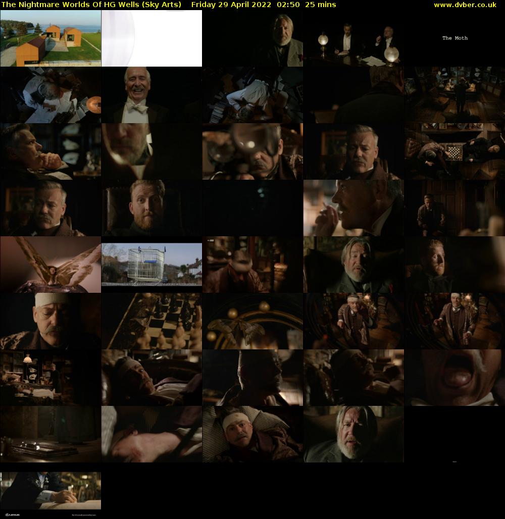 The Nightmare Worlds Of HG Wells (Sky Arts) Friday 29 April 2022 02:50 - 03:15