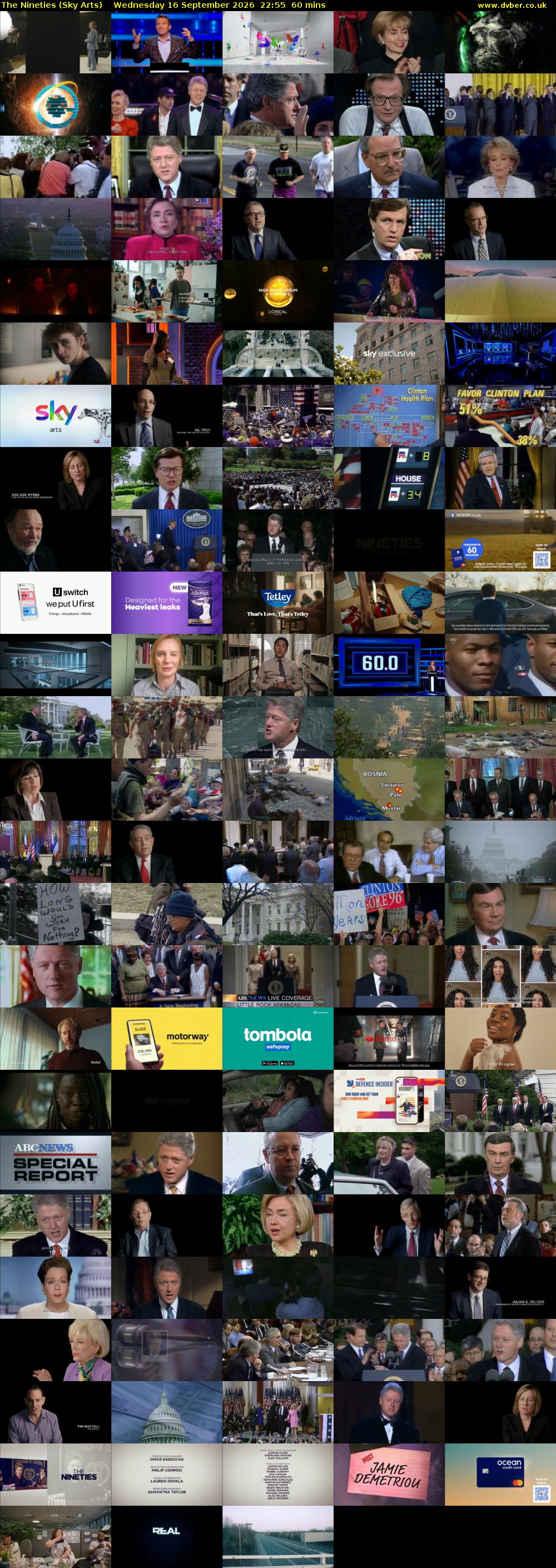 The Nineties (Sky Arts) Wednesday 16 September 2026 22:55 - 23:55