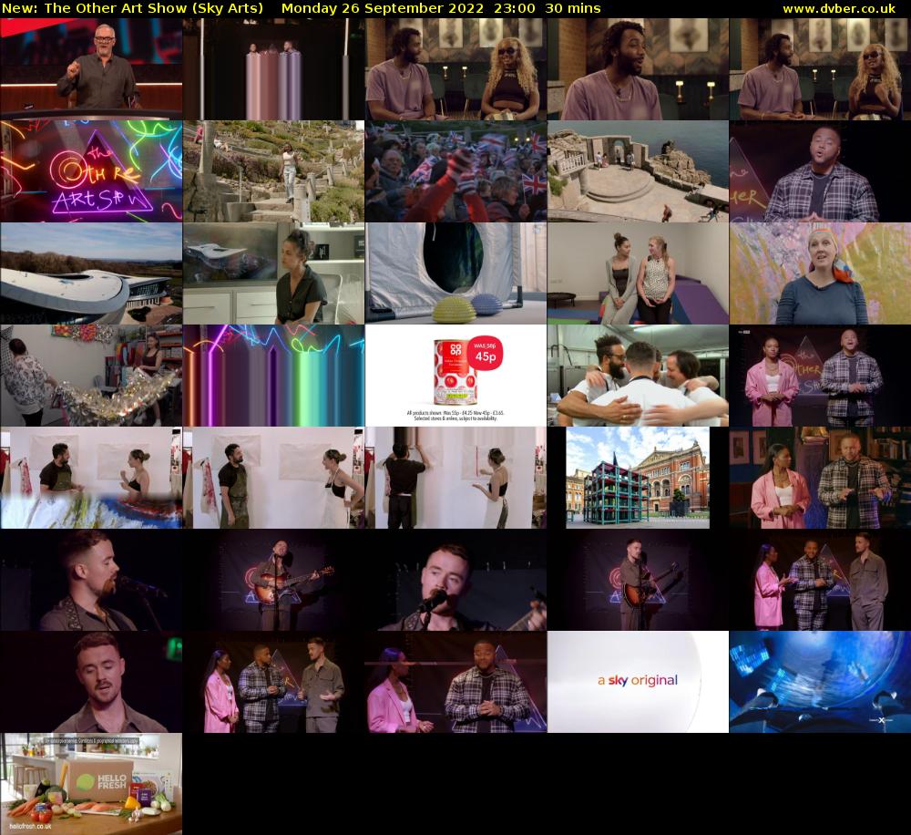 The Other Art Show (Sky Arts) Monday 26 September 2022 23:00 - 23:30