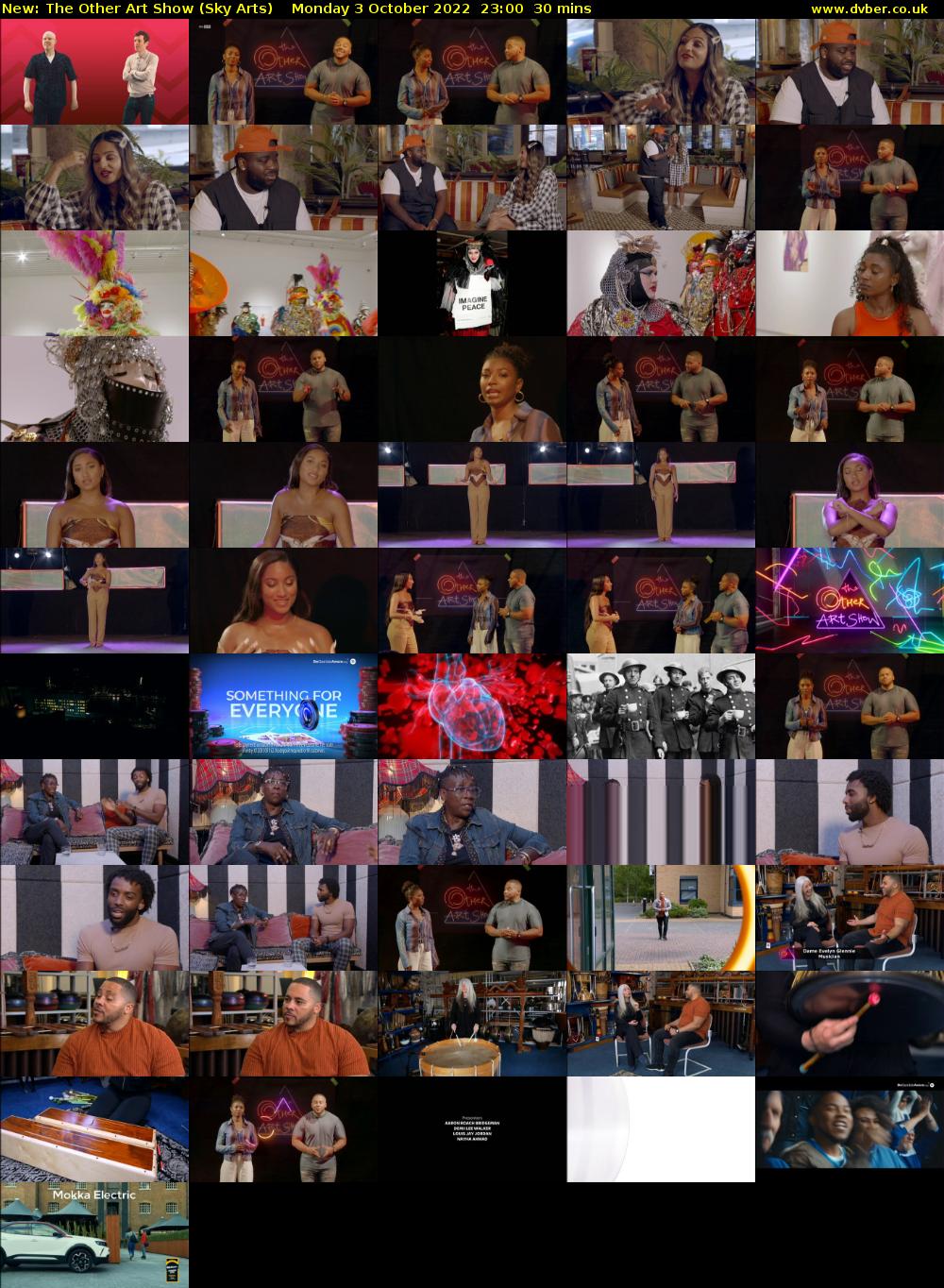 The Other Art Show (Sky Arts) Monday 3 October 2022 23:00 - 23:30