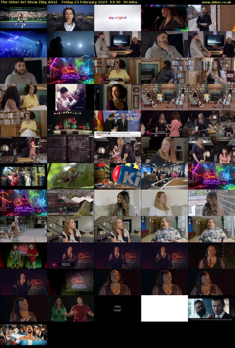 The Other Art Show (Sky Arts) Friday 23 February 2024 03:30 - 04:00