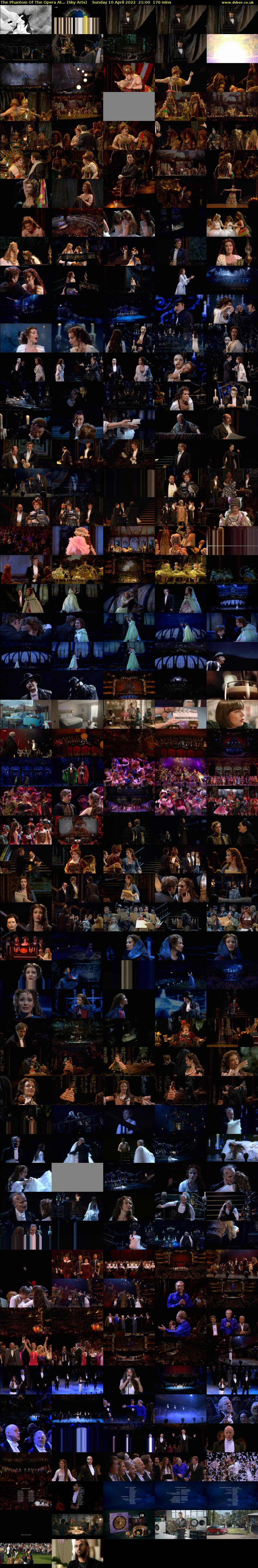 The Phantom Of The Opera At... (Sky Arts) Sunday 10 April 2022 21:00 - 23:50