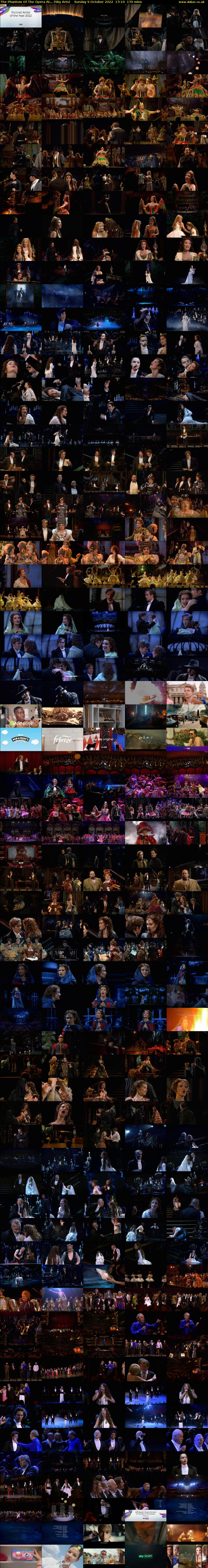 The Phantom Of The Opera At... (Sky Arts) Sunday 9 October 2022 17:10 - 20:00