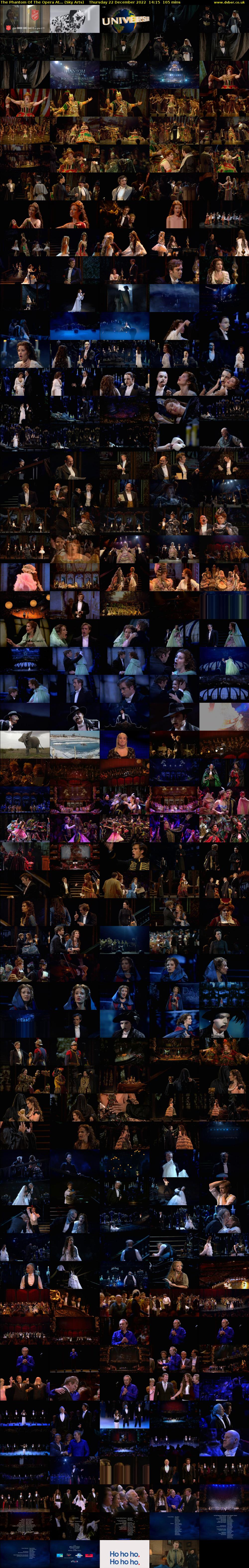 The Phantom Of The Opera At... (Sky Arts) Thursday 22 December 2022 14:15 - 17:00