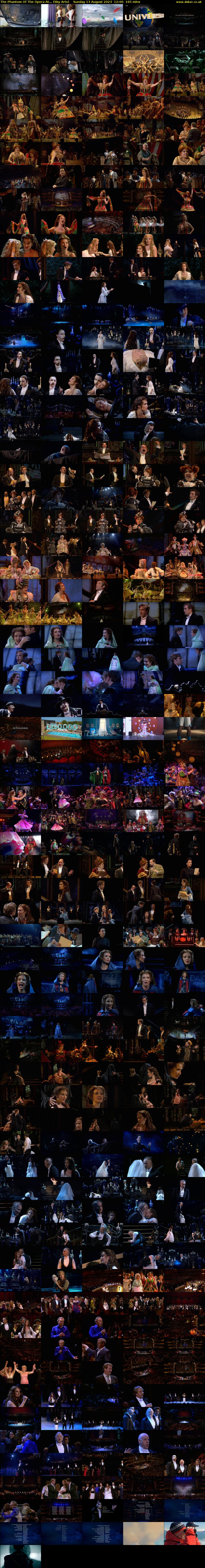 The Phantom Of The Opera At... (Sky Arts) Sunday 13 August 2023 12:00 - 14:45