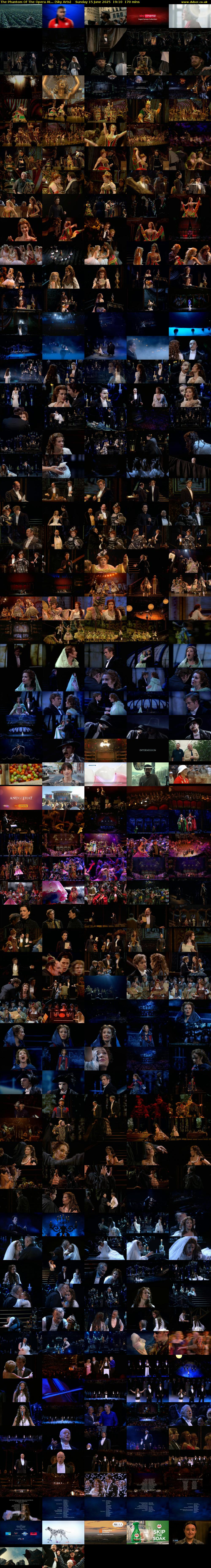 The Phantom Of The Opera At... (Sky Arts) Sunday 15 June 2025 19:10 - 22:00