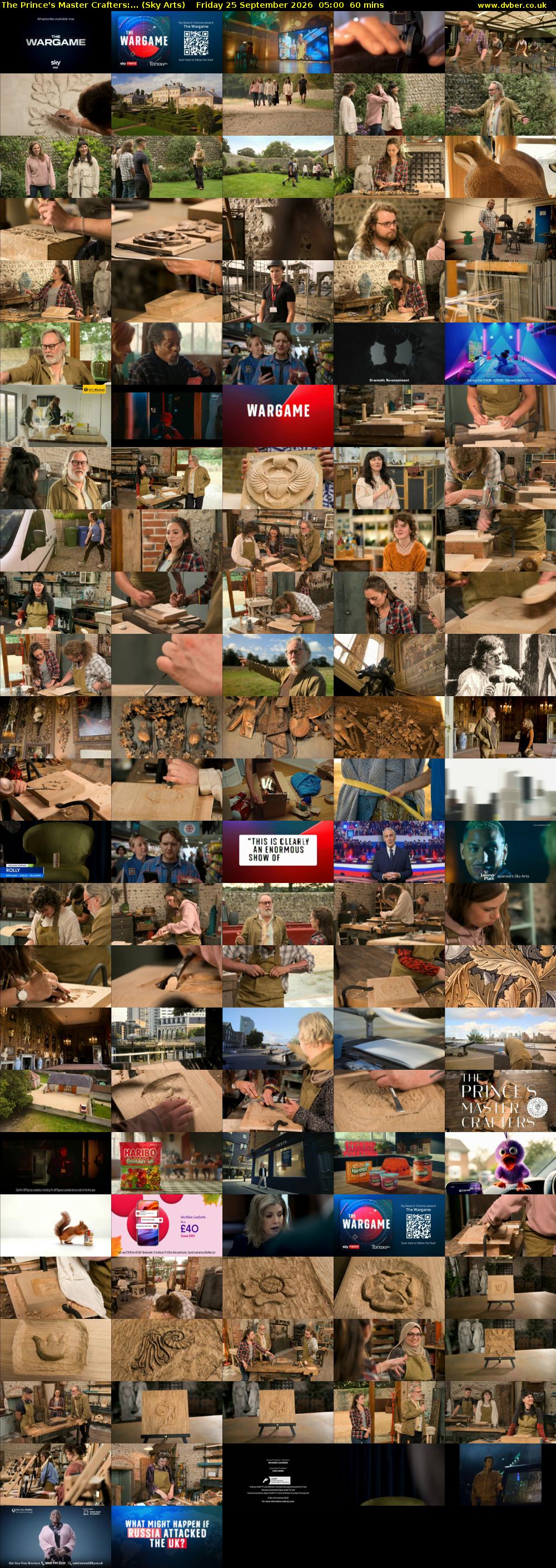 The Prince's Master Crafters:... (Sky Arts) Friday 25 September 2026 05:00 - 06:00