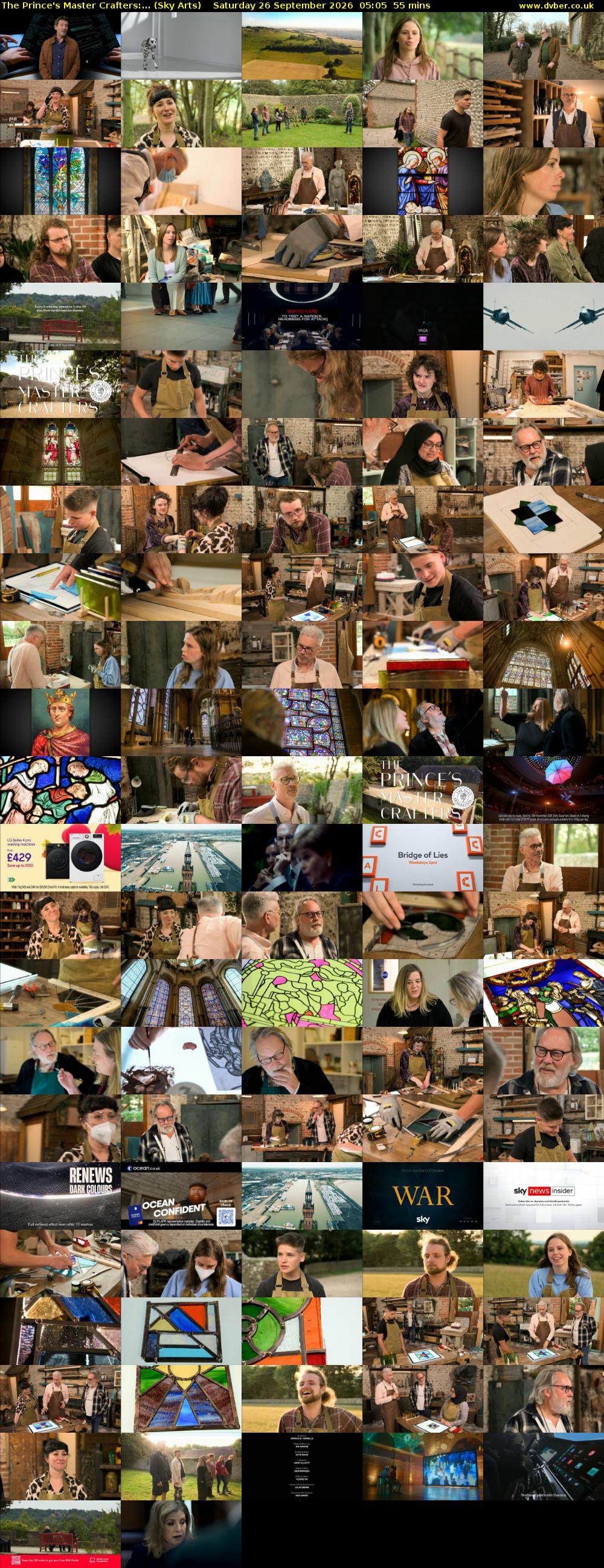 The Prince's Master Crafters:... (Sky Arts) Saturday 26 September 2026 05:05 - 06:00