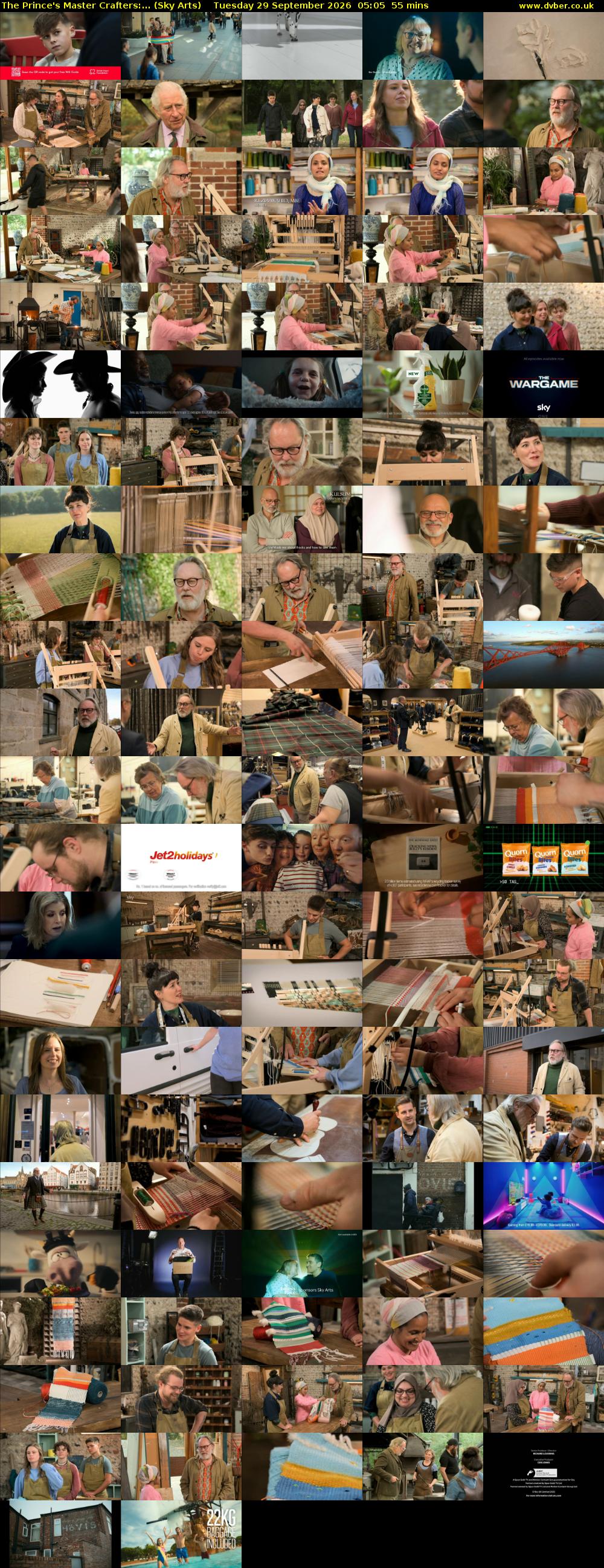 The Prince's Master Crafters:... (Sky Arts) Tuesday 29 September 2026 05:05 - 06:00