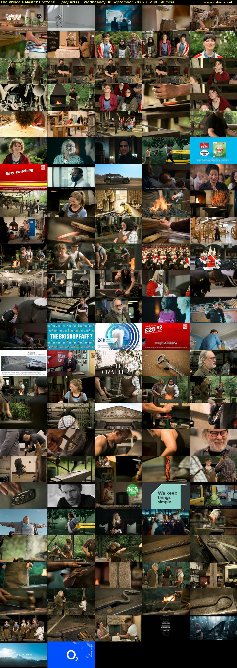 The Prince's Master Crafters:... (Sky Arts) Wednesday 30 September 2026 05:00 - 06:00