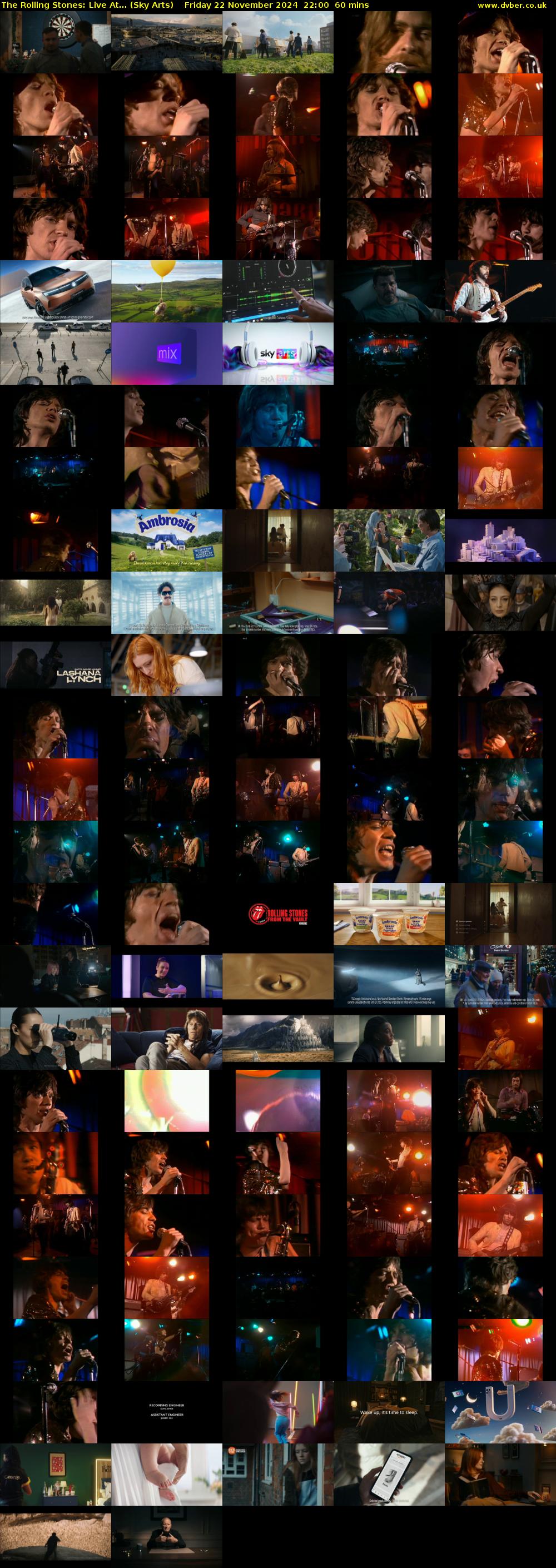 The Rolling Stones: Live At... (Sky Arts) Friday 22 November 2024 22:00 - 23:00