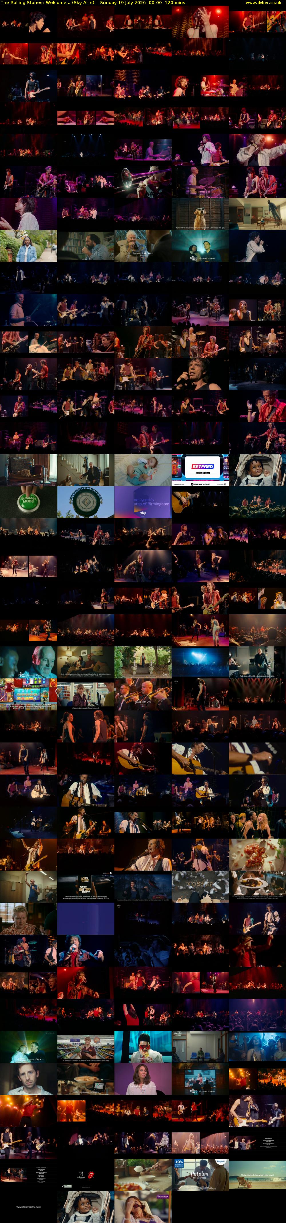 The Rolling Stones: Welcome... (Sky Arts) Sunday 19 July 2026 00:00 - 02:00