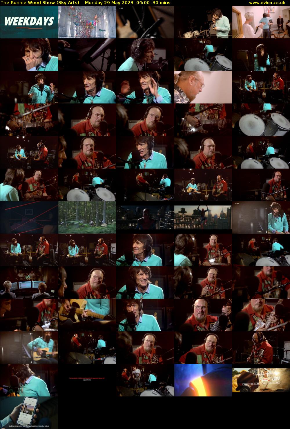The Ronnie Wood Show (Sky Arts) Monday 29 May 2023 04:00 - 04:30