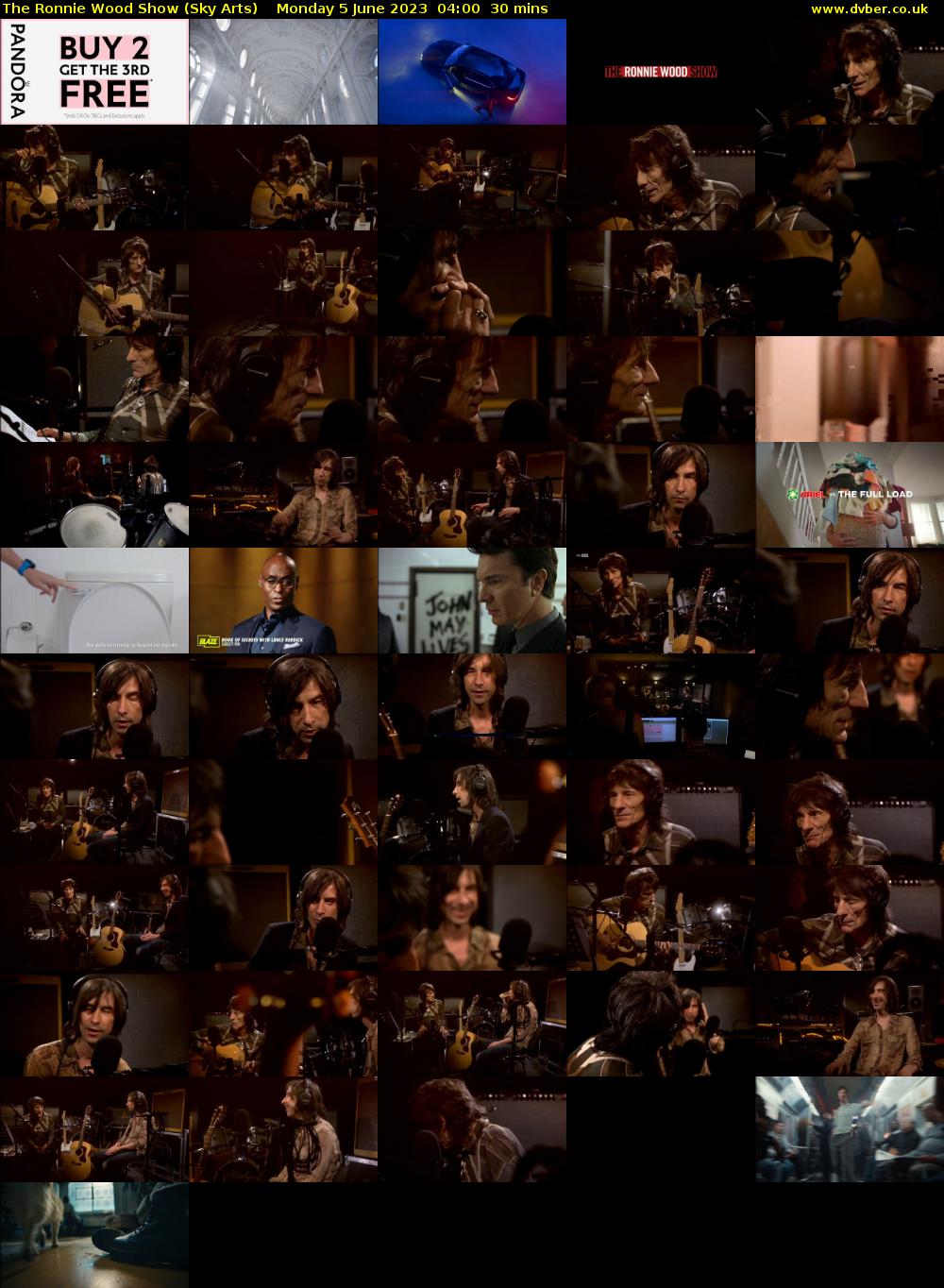 The Ronnie Wood Show (Sky Arts) Monday 5 June 2023 04:00 - 04:30