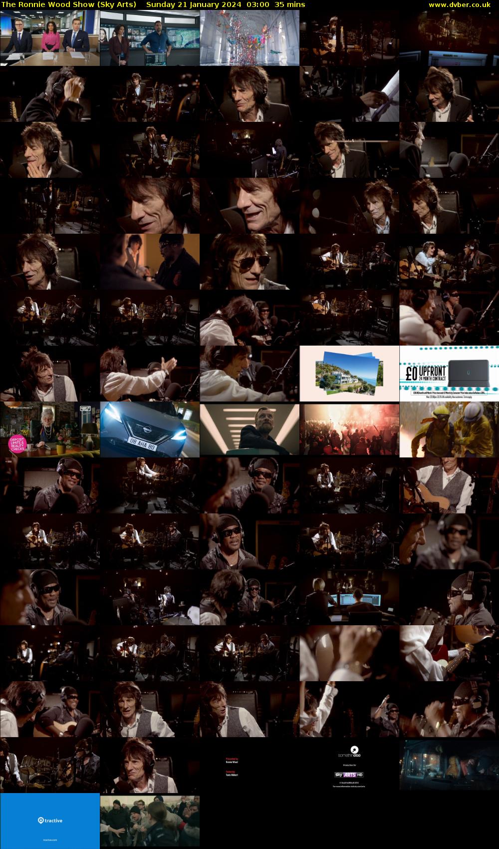 The Ronnie Wood Show (Sky Arts) Sunday 21 January 2024 03:00 - 03:35