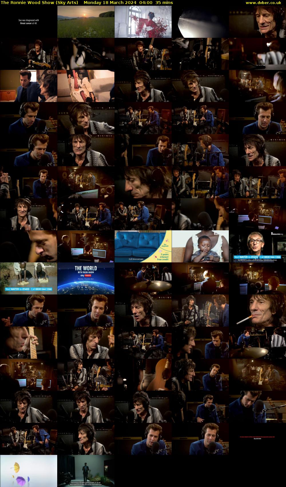 The Ronnie Wood Show (Sky Arts) Monday 18 March 2024 04:00 - 04:35