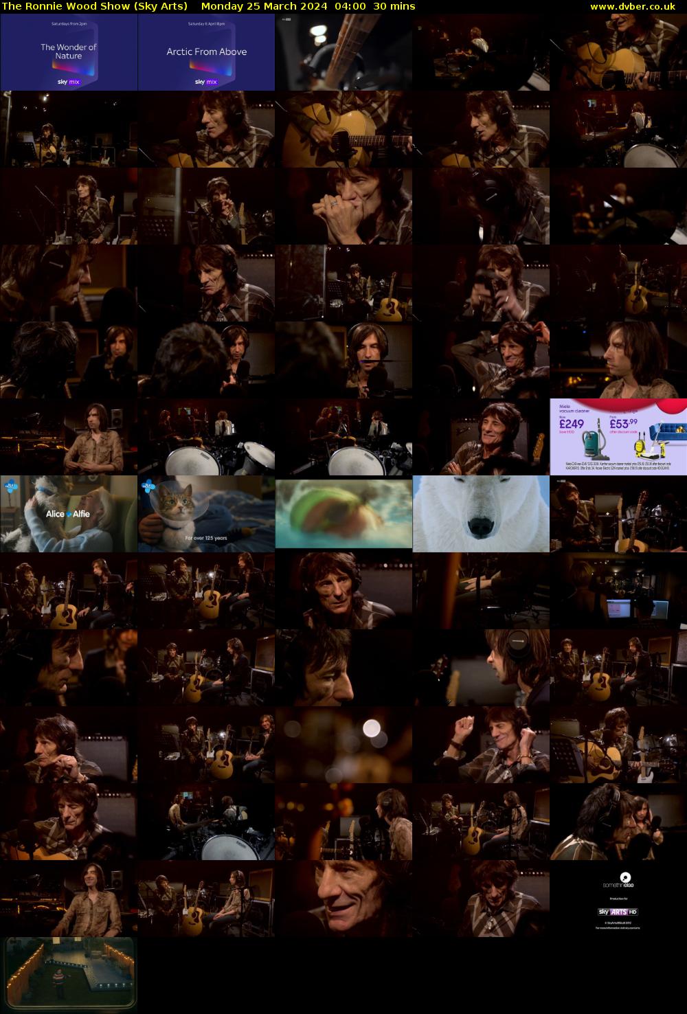 The Ronnie Wood Show (Sky Arts) Monday 25 March 2024 04:00 - 04:30