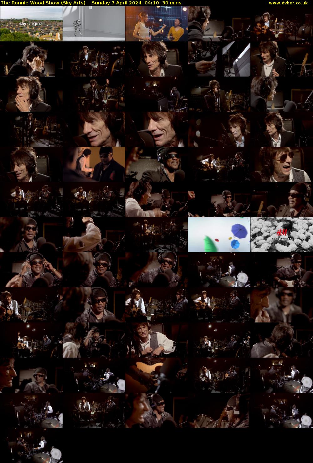 The Ronnie Wood Show (Sky Arts) Sunday 7 April 2024 04:10 - 04:40