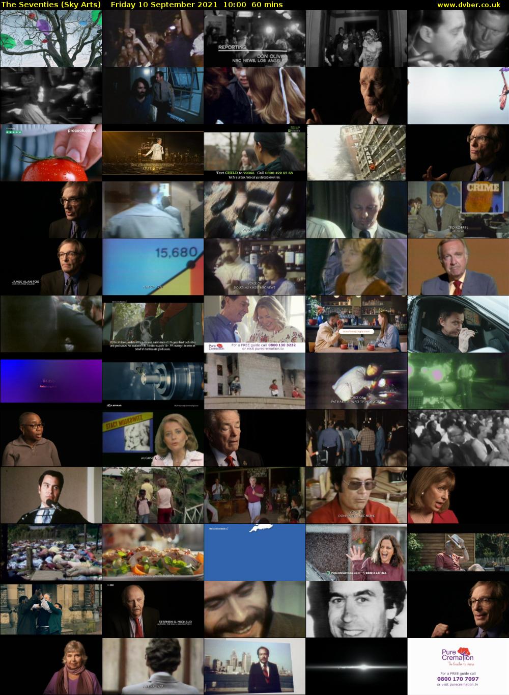 The Seventies (Sky Arts) Friday 10 September 2021 11:00 - 12:00