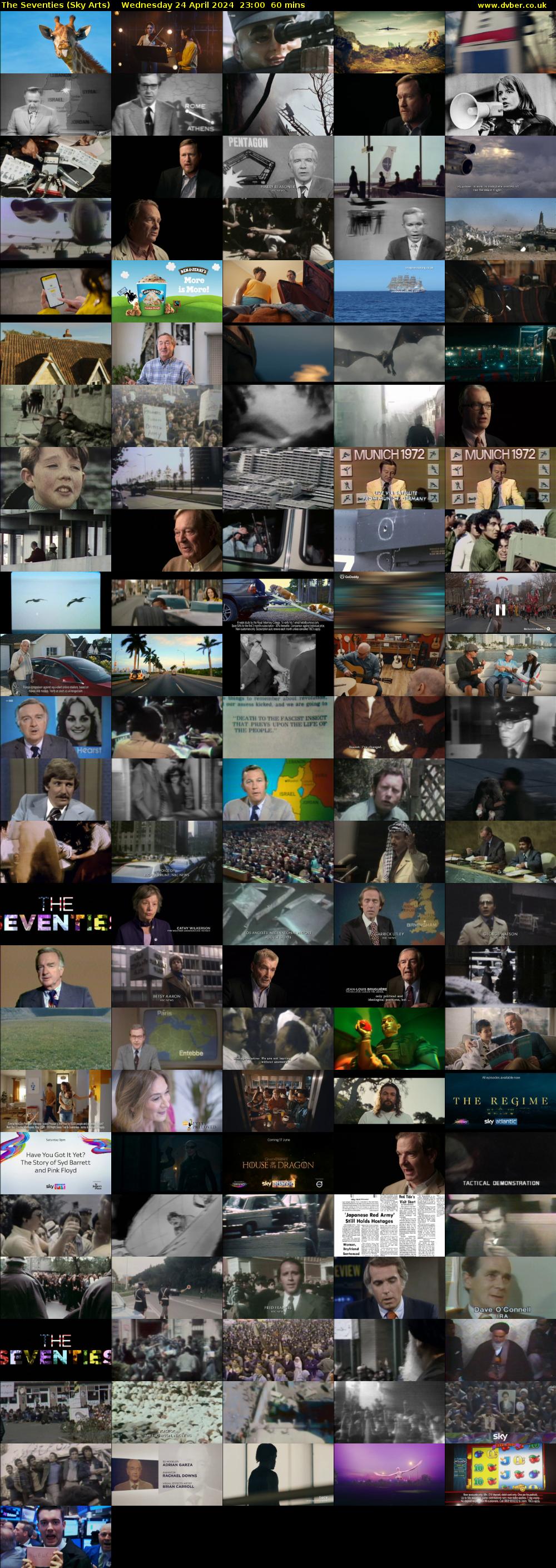 The Seventies (Sky Arts) Wednesday 24 April 2024 23:00 - 00:00
