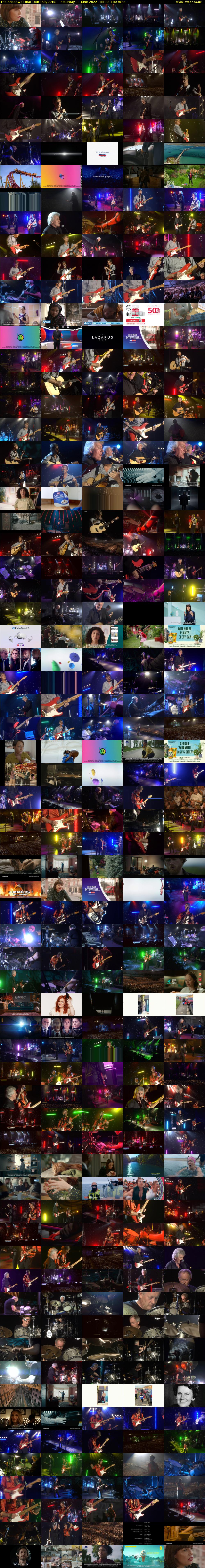 The Shadows Final Tour (Sky Arts) Saturday 11 June 2022 18:00 - 21:00